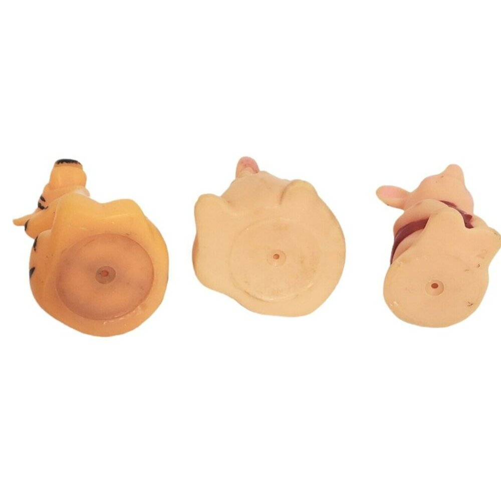 1960 Sears Disney Piglet Kanga Roo Tigger Squeak Squeeze Rubber Toys Taiwan VTG - Picture 11 of 11